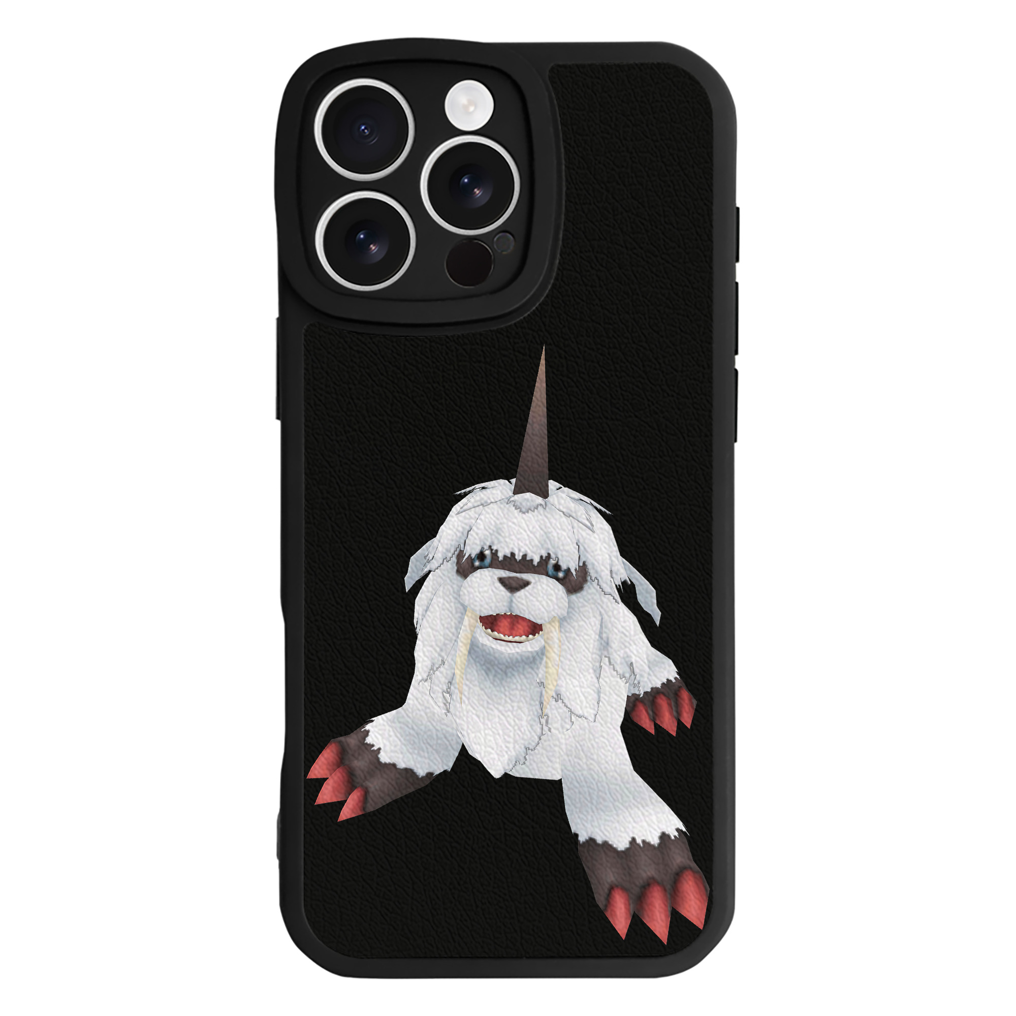 （画像用） Digimon デジタルモンスター/デジモン 【iPhone 16シリーズ対応】シリコンスマホケース（レザー調） 材質：シリコン